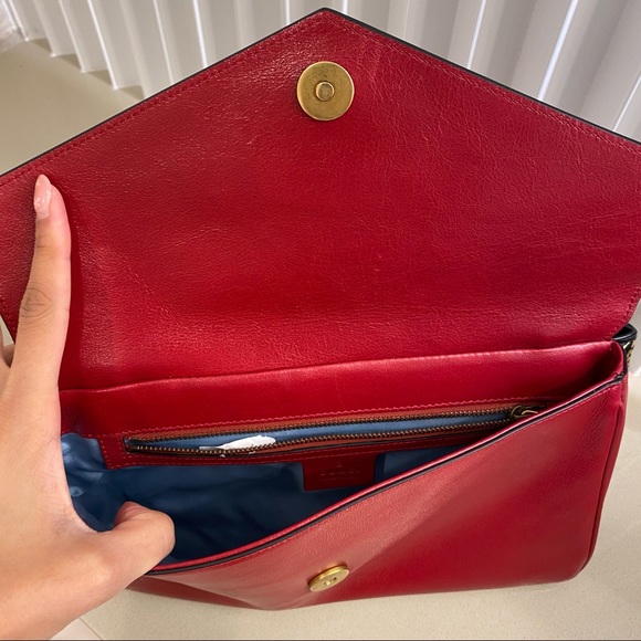 Gucci Thiara Double Shoulder Bag gg marmont - Picture 12 of 14